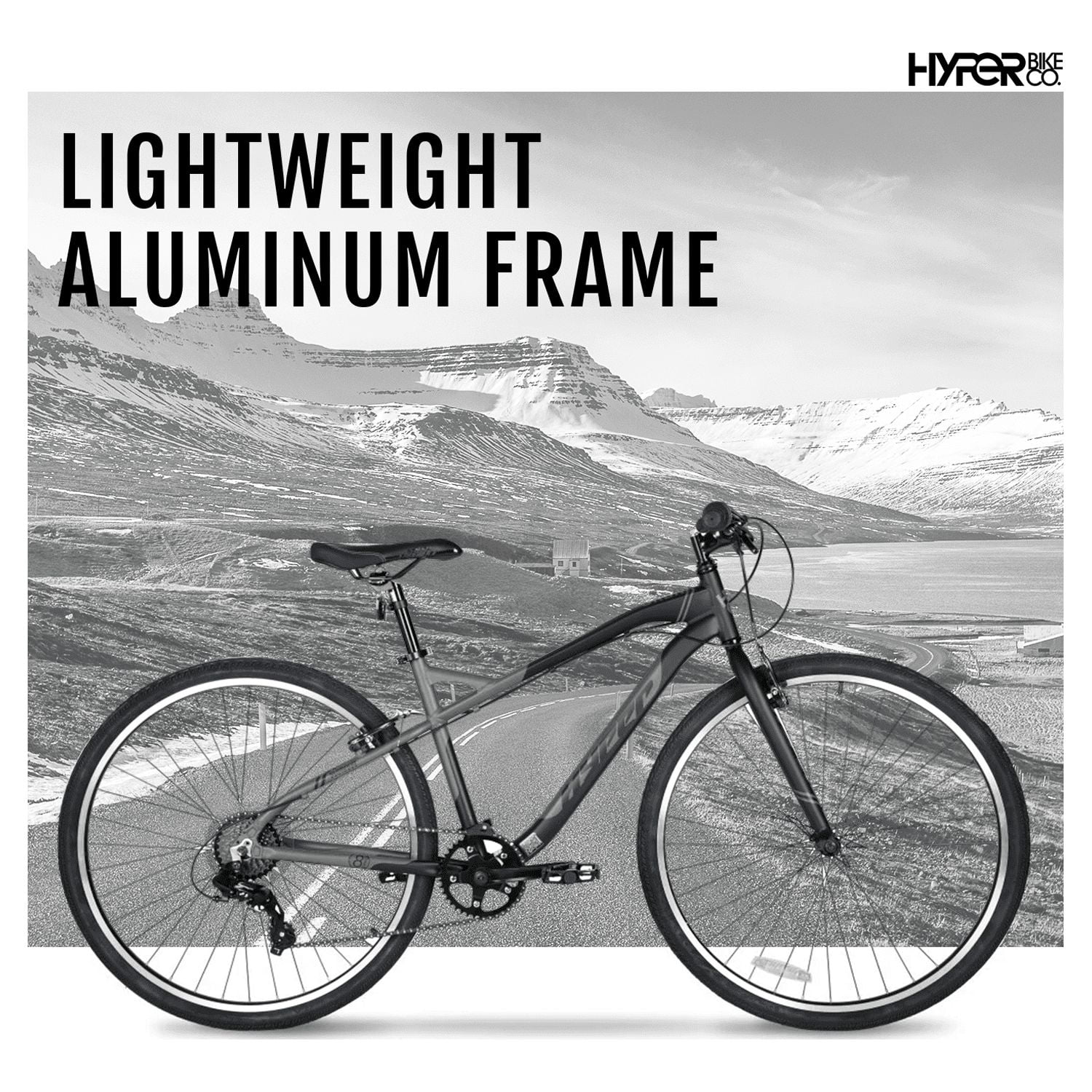 700c Hyper Bicycles Urban Bike for Adults, Gray, Character Group: Urban