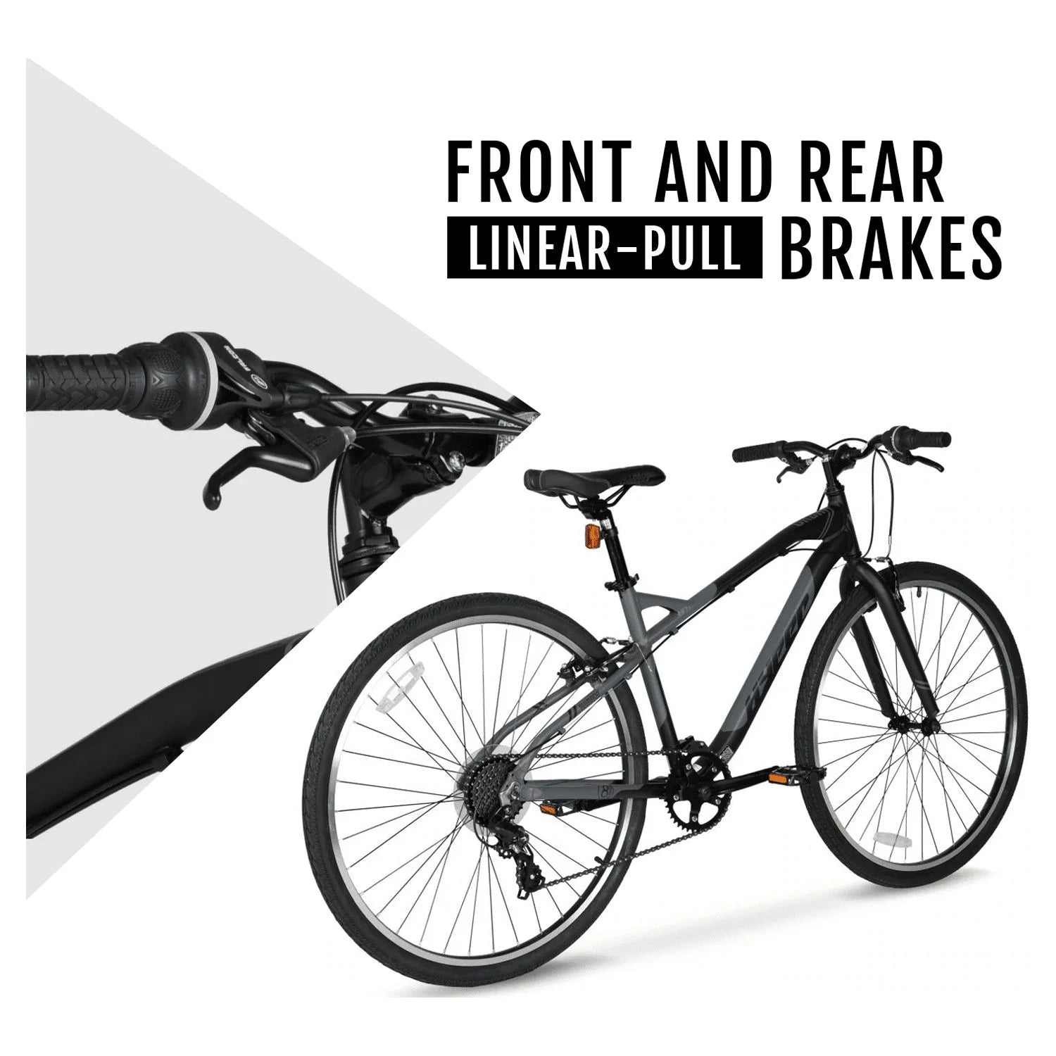 700c Hyper Bicycles Urban Bike for Adults, Gray, Character Group: Urban