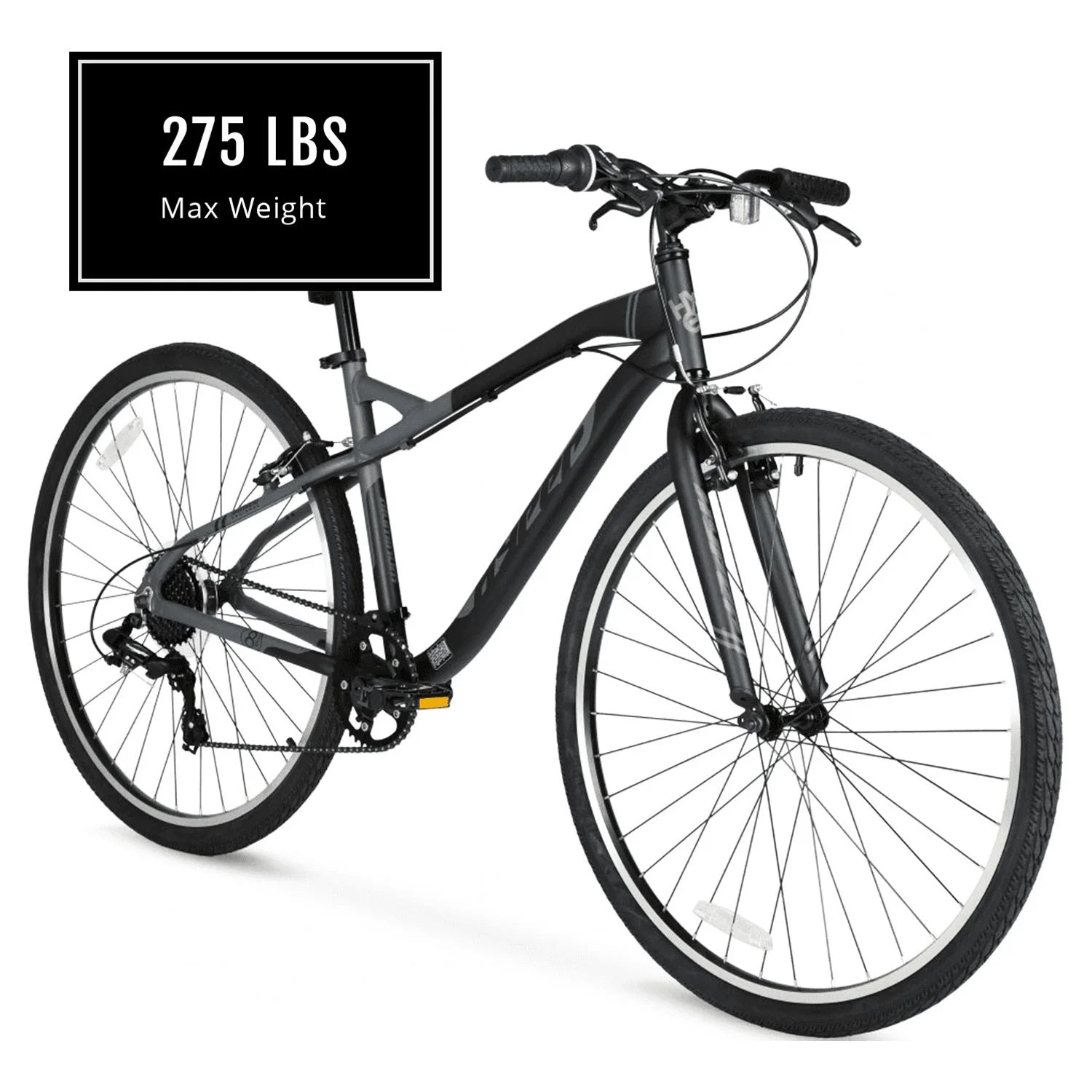 700c Hyper Bicycles Urban Bike for Adults, Gray, Character Group: Urban