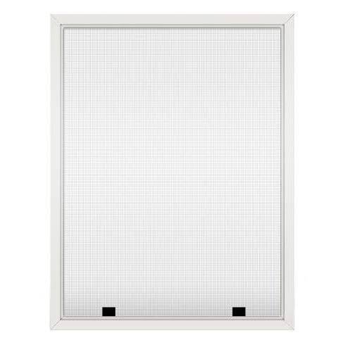 Assembled Custom Size Window Screens (White)